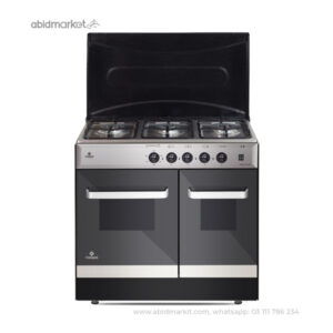 NasGas - Cooking Range – SG-334 (Double Door) Non Magnetic Stainless Steel Top, Panel & Painted Sides